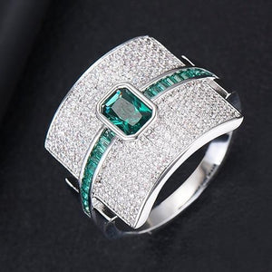 Statement Stackable Ring For Women Wedding Cubic Zircon