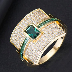 Statement Stackable Ring For Women Wedding Cubic Zircon