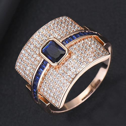 Statement Stackable Ring For Women Wedding Cubic Zircon