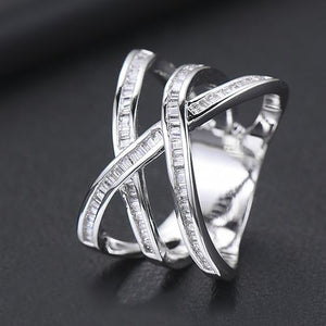 Statement Stackable Ring For Women Wedding Cubic Zircon