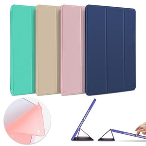 Case for iPad Air 2 Air 1,Soft TPU back smart cover flip stand Case PU leather Case for iPad Air shockproof and dustproof