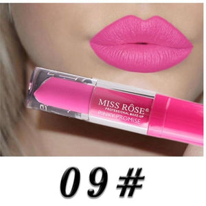 24 Color Liquid Lipstick Waterproof Long-lasting Non-stick Cup Lip Gloss