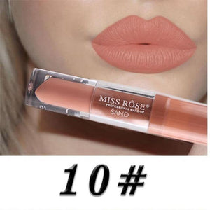 24 Color Liquid Lipstick Waterproof Long-lasting Non-stick Cup Lip Gloss