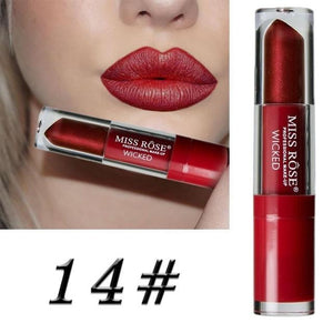 24 Color Liquid Lipstick Waterproof Long-lasting Non-stick Cup Lip Gloss