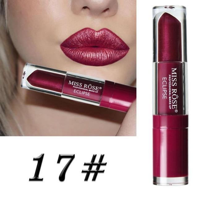 24 Color Liquid Lipstick Waterproof Long-lasting Non-stick Cup Lip Gloss