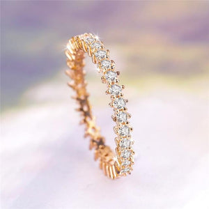 Cubic Zirconia CZ Stackable Eternity Ring