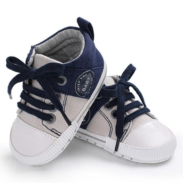 Baby Shoes Classic Canvas Baby Boy Shoes Spring Cotton Straps Stitching Shoes