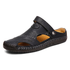 Leather Classic Roman Sandals Slipper