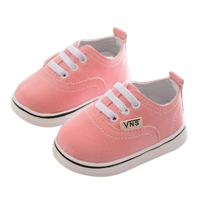 Infant Toddler Baby Boy Girl Spring Autumn Soft Bottom Spring Canvas Shoes