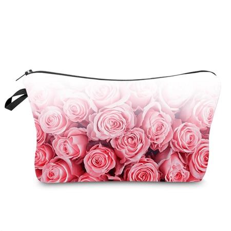 Printed Makeup Bags With Multicolor Pattern Pouch