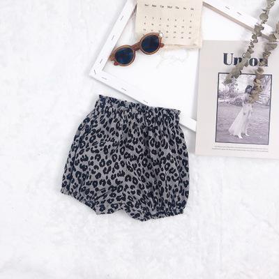 Summer Kids'shorts Korean Leopard-print Bakery Pants