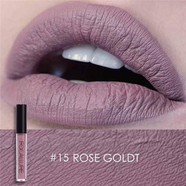 Matte Liquid Lipstick Waterproof Moisturizer Smooth Lip Stick Long-lasting Lip Tint