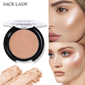 Highlighter Powder 6 Colors Face Iluminator Makeup Glow Kit Brighten Cosmetic