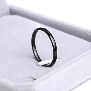 Stainless Steel Rings Rose Gold Anti-allergy Smooth Simple personalized custom Wedding Couples Rings