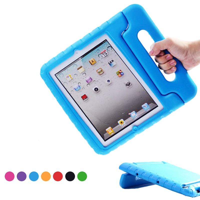 For Apple Ipad 2 3 4 Case Kids Shockproof EVA Cover for Ipad 2 Ipad 4 Portable Handle Stand Holder Case Full Body Protection