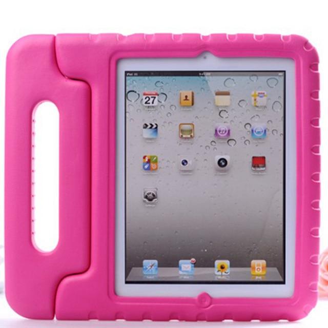 For Apple Ipad 2 3 4 Case Kids Shockproof EVA Cover for Ipad 2 Ipad 4 Portable Handle Stand Holder Case Full Body Protection