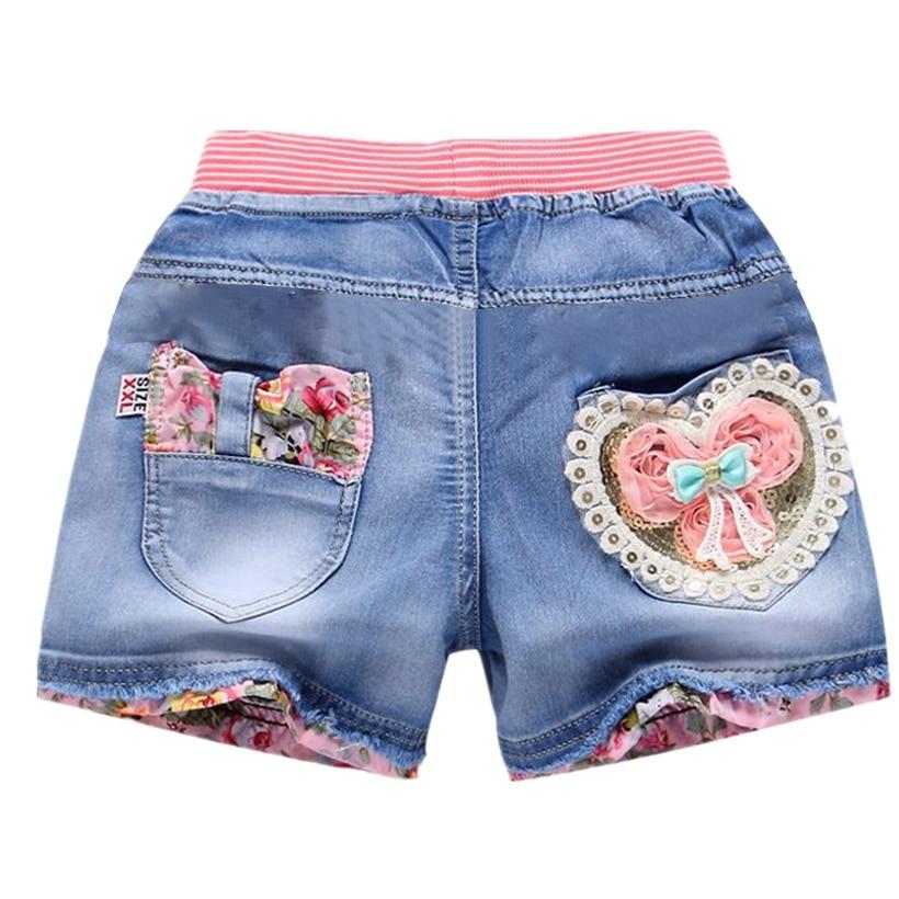 New Summer Kids Short Denim Shorts For Girls Fashion Girl Short