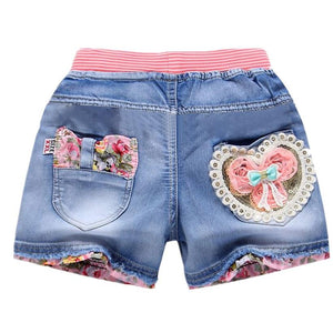 New Summer Kids Short Denim Shorts For Girls Fashion Girl Short