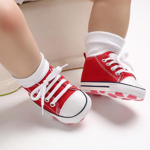 New Canvas Baby Sports Sneakers Shoes Newborn Baby Boys Girls First Walkers Shoes