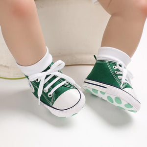 New Canvas Baby Sports Sneakers Shoes Newborn Baby Boys Girls First Walkers Shoes