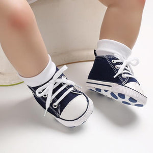 New Canvas Baby Sports Sneakers Shoes Newborn Baby Boys Girls First Walkers Shoes