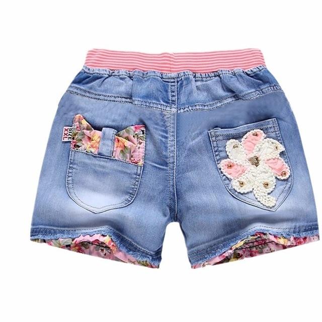 New Summer Kids Short Denim Shorts For Girls Fashion Girl Short