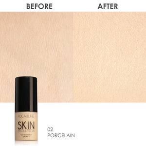 Face Liquid Cream Full Coverage Oil-control Easy to Wear Soft Face Makeup Foundation