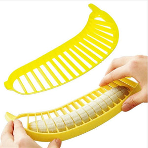 1PCS Banana Slicer Chopper Cutter Plastic Banana Make Tool