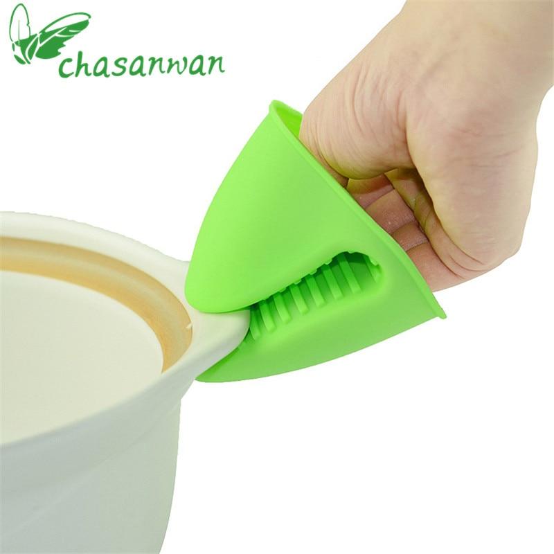 1Pc Kitchen Accessories Silicone Finger Sets of Anti-hot Kitchen Tools Microwave Insulation Non-slip Goods for Kitchen Gadgets.Q