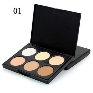 POPFEEL Face Highlighter Powder Palette Corrector Concealer Power Palette Contouring Highlighter Bronzer Makeup Powder