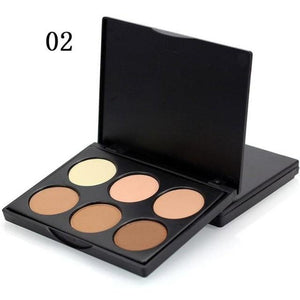 POPFEEL Face Highlighter Powder Palette Corrector Concealer Power Palette Contouring Highlighter Bronzer Makeup Powder