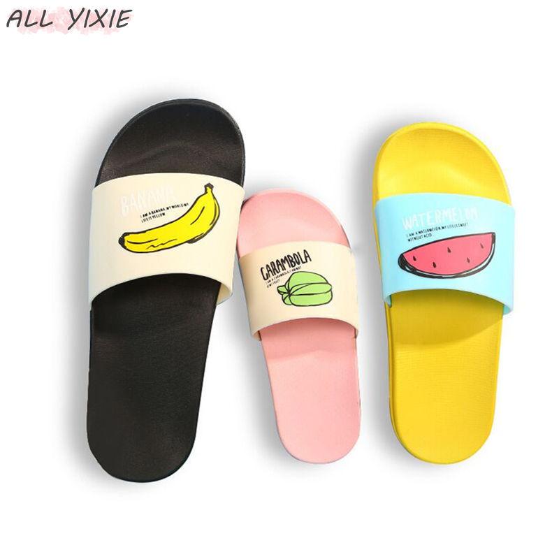 Summer lovely Ladies Casual Slip Ons Fruit jelly Beach Flip Flops