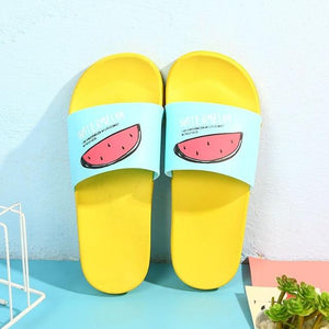 Summer lovely Ladies Casual Slip Ons Fruit jelly Beach Flip Flops