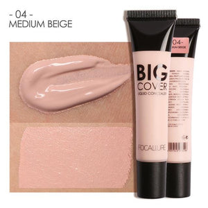 FOCALLURE Big Cover Liquid Concealer Moisturizing Oil-control Waterproof Contour Makeup Face Primer Face Cream Concealer