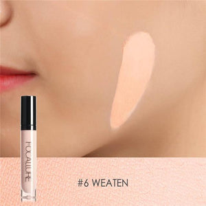 FOCALLURE Full Coverage Makeup Liquid Concealer Convenient Eye Concealer Cream Waterproof Make Up Base Cosmetic Concealer