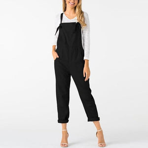 Womail bodysuit Women Summer Casual Loose Dungarees Solid Long Pockets Rompers Jumpsuit Trousers fashion new 2019 dropship M1