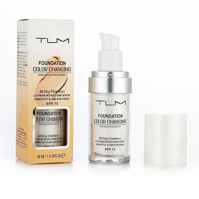 30ml TLM Color Changing Liquid Foundation Makeup Change To Your Skin Tone