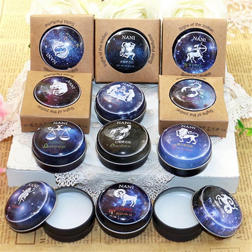 12 Signs Constellation Zodiac Magic Solid Deodorant Solid Fragrance