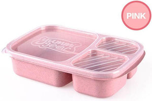 Cokytoop Student Lunch Box for Kid Eco-Friendly Food Container Storage Bento Boxes 2 Layer Handle Broodtromme Unicorn