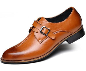 Genuine Leather Shoes Retro Brogue Business Office Men's Flats Oxfords For Men