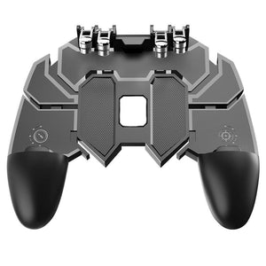 PUBG Mobile Phone Dzhostik Six-finger Gaming Trigger Shooter Gamepad L1R1 Controller Game Fire Button For iphone XS Max Android