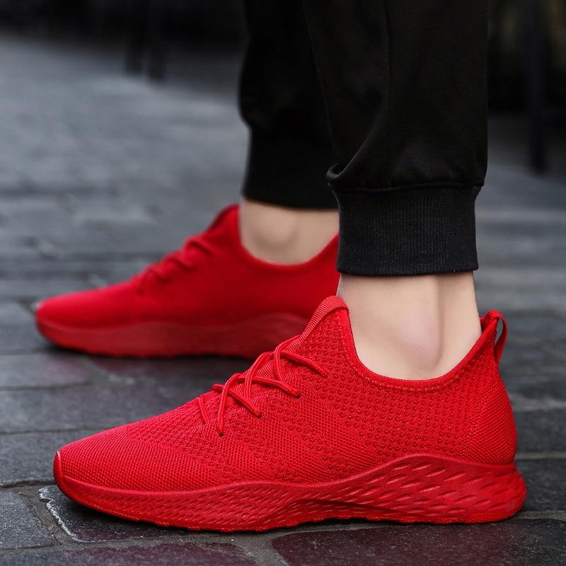 Breathable Men Sneakers Non-slip Soft Mesh Men Shoes