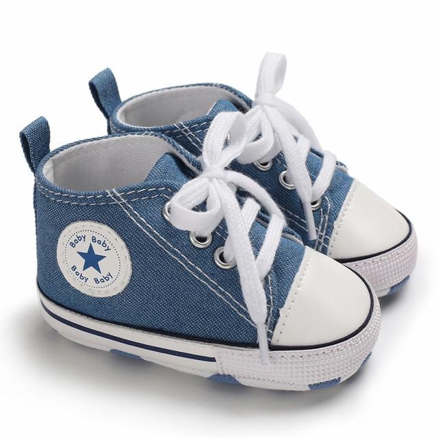 New Canvas Baby Sneaker Sport Shoes For Girls Boys Newborn Shoes