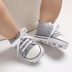 New Canvas Baby Sports Sneakers Shoes Newborn Baby Boys Girls First Walkers Shoes