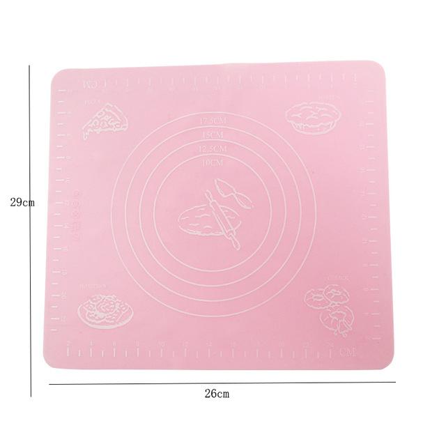 Kitchen Accessories Silicone Baking Mats Sheet Pizza Dough Non-Stick Maker Holder Pastry Cooking Tools Utensils Kitchen Gadgets