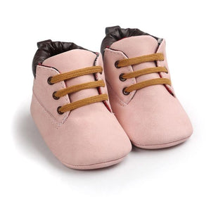 Spring / Autumn Infant Baby Boy Soft Sole PU Leather First Walkers