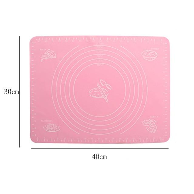 Kitchen Accessories Silicone Baking Mats Sheet Pizza Dough Non-Stick Maker Holder Pastry Cooking Tools Utensils Kitchen Gadgets