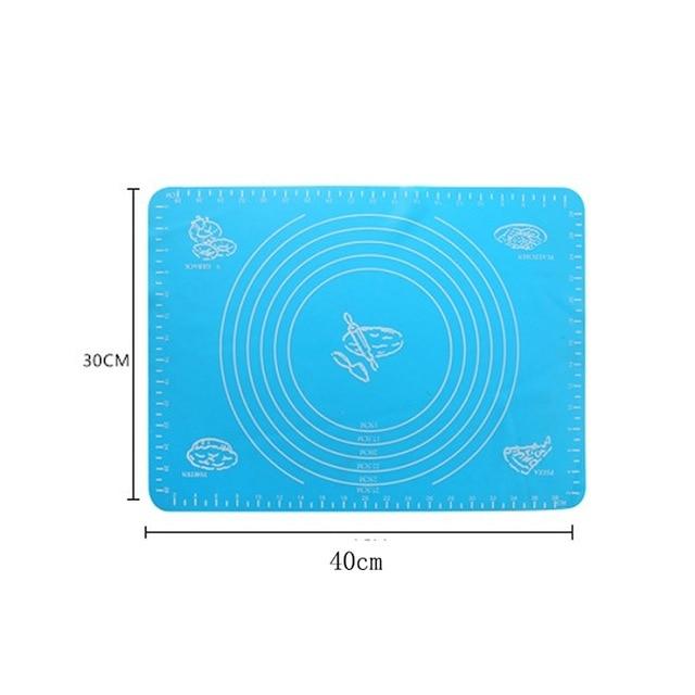 Kitchen Accessories Silicone Baking Mats Sheet Pizza Dough Non-Stick Maker Holder Pastry Cooking Tools Utensils Kitchen Gadgets