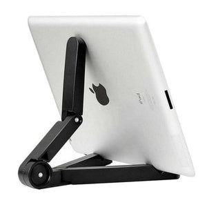 Kemile Foldable Adjustable Angle Tablet Bracket Stand Mount for iPad Android Tablet PC Mobile Phone Holder Less Than 10 Inch