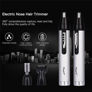 Fast shaving Men Electric Nose Ear Hair Trimmer Painless trimmer